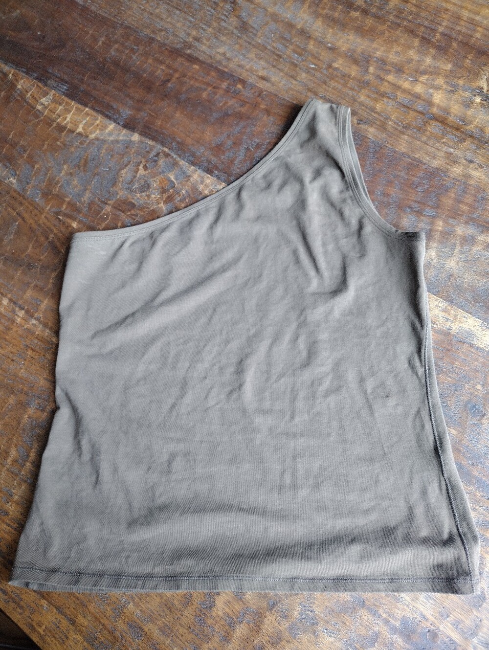 Everlane Cocoa One Strap Tank Top Size Large - Picture 3 of 4